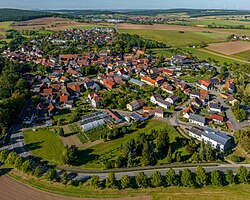 Skyline of Untermerzbach