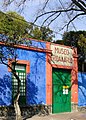 The blue House in Coyoacan, where Frida Kahlo and Diego Rivera lived from 1929-1954, now a Museum.