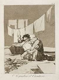 Capricho No. 25: Si quebró el cántaro (La ujo rompiĝis)