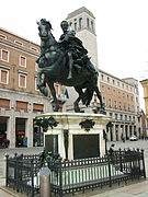 Estatua ecuestre de Alejandro Farnesio, de Francesco Mochi (1622-1625), uno de los llamados Cavalli del Mochi.[25]​