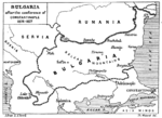 Doğu ve Batı Bulgaristan'ın, Tersane Konferansı'na göre birleşke sınırları (Midhat Paşa ve Osmanlılar bunu reddetmiştir) yine bu konferansta Sırbistan ve Karadağ'a bağımsızlık kararı çıkmış ve bu da reddedilmiştir.