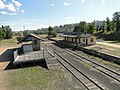 Bombala station. The last train called here in 1986. The building has been restored and is used for community activities