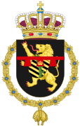 Escudo de armas de Alberto II, anterior rey de los belgas