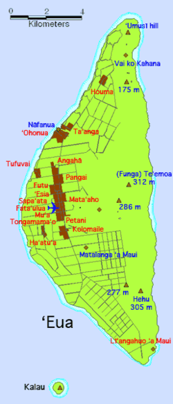 Mapa de 'Eua