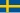 Flagge fan Sweden