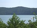 Panorama della sponda albanense del lago Albano