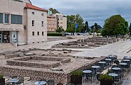 The ancient Roman forum in Zadar