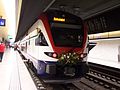 SBB-train (511 035), DML, Opening of station Zürich Löwenstrasse and Maiden voyage Weinbergtunnel (new S-Bahn tunnel Zürich), 12 June 2014.