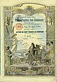 Nicéphore Niépce dargestellt auf der von Lucien Métivet entworfenen Aktie der Société Internationale de la Photographie des Couleurs S. A.