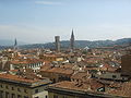 Veduta badia, bargello, santa croce