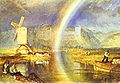 Arundel Castle, with Rainbow, c1824