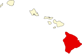 Localisation de Comté d'Hawaï(Hawaii County)