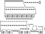 Un char d’assaut et un camion réalisés en art ASCII.