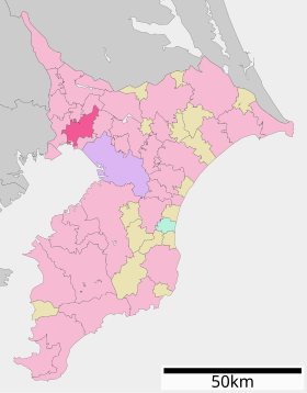 Localização de Funabashi