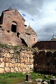 Ruines du réfectoire.