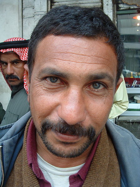 File:Iraqi man on Baghdad street.jpg