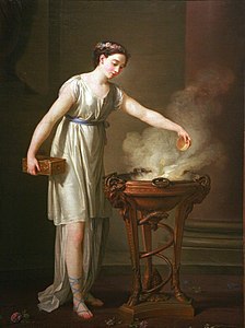 L’Athénienne vertueuse (1762), musée des Beaux-Arts de Strasbourg.