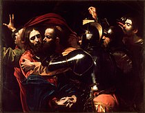 Đức Kitô bị bắt, tác phẩm của Caravaggio, 1602