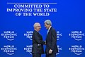 with John Kerry at the WEF in Davos