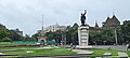 View of the Hutatma Chowk, showing the Flora Fountain and the Hutatma memorial