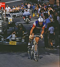 O ciclista francés Bernard Thévenet, en una imachen de 1974