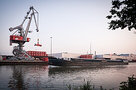 Umschlagkran zur Containerverladung