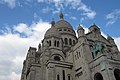 Südansicht der Basilika Sacré-Cœur de Montmartre in Paris im Frühling 2016.