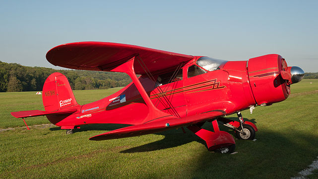 Beech D17S Staggerwing.