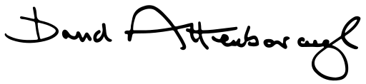 David Attenborough's signature.svg