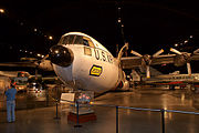 C-133A jako eksponat w National Museum of the United States Air Force