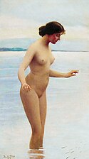 Eugene de Blaas: In the Water (1914)