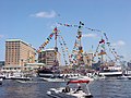 The main pirate ship in the Gasparilla Pirate Fest 2003