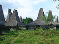 Tradisjonelle sumbanesiske hus.