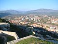 Blick auf Knin von der Festung