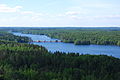 Construction du pont de Särkijärvi en 2010.