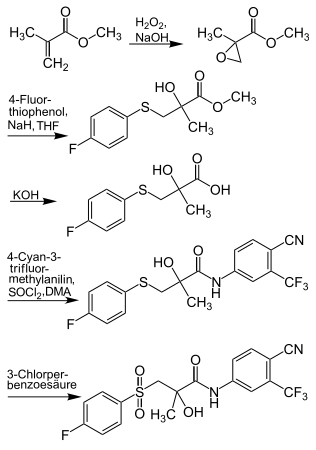 Synthese von Bicalutamid