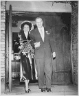 The Fords on their wedding day, October 15, 1948