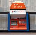 A Hansabanka ATM in Riga, Latvia.