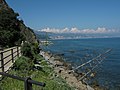 Lungomare Fabrizio De André tra Arenzano e Cogoleto