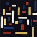 Composición VII, de Theo van Doesburg, 1917