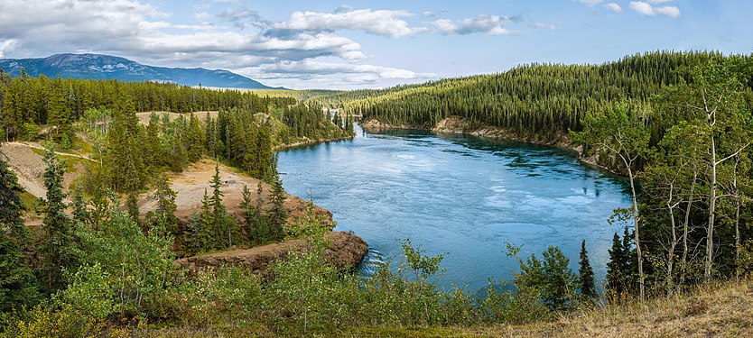 Miles Canyon, Yukon, Canada.