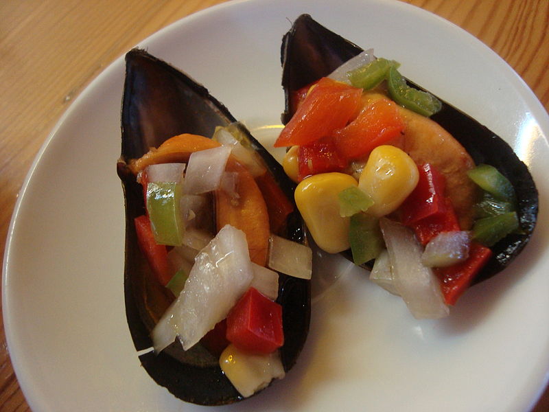 File:Dieta Mediterránea, salpicón de mejillones con verduras marinadas.JPG