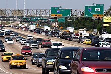 Photograph of traffic on a highway