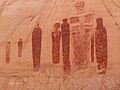 Image 70Pictographs from the Great Gallery, Canyonlands National Park, Horseshoe Canyon, Utah, c. 1500 BCE (from History of painting)