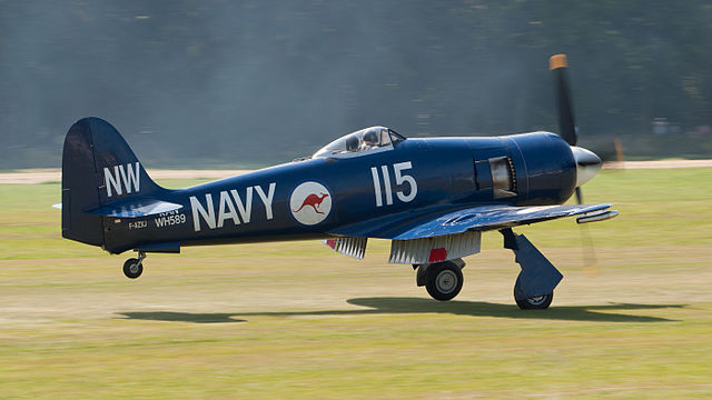 Hawker Sea Fury FB 10 (F-AZXJ, cn 37733)