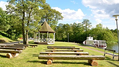 Muziekpaviljoen aan de haven