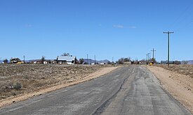 Mesita, viewed from the east along CR H.