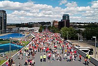 Olympic Way from Wembley Stadium before FA Community Shield 2013 - panoramio.jpg