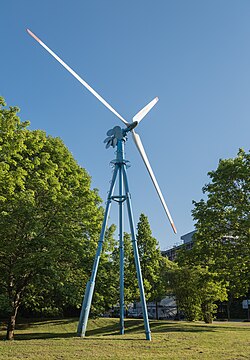 Historic wind energy plant, Type "Allgaier Hütter WE 10/G6"