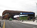 Eine Außenaufnahme des Barclays Centers